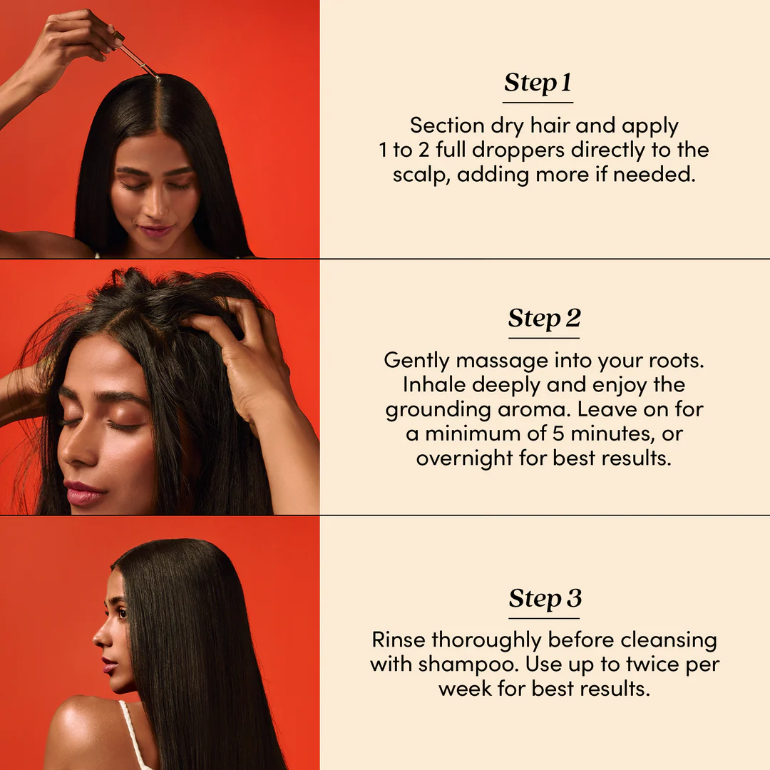 Fable & Mane HoliRoots Hair Oil – Strengthening Serum with Ashwagandha & Castor Oil